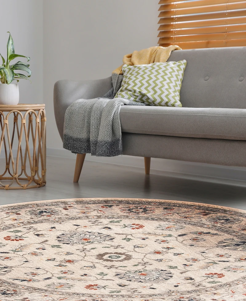 Closeout! Km Home Poise Pse- 5'3" x Round Area Rug