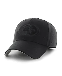 Men's '47 Brand Black San Francisco 49ers Tonal Mvp Adjustable Hat