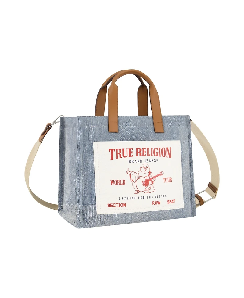 True Religion Women's medium Pocket Tote Bag