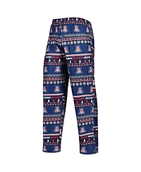 Men's Concepts Sport Navy Arizona Wildcats Swivel Long Sleeve T-shirt and Pants Sleep Set