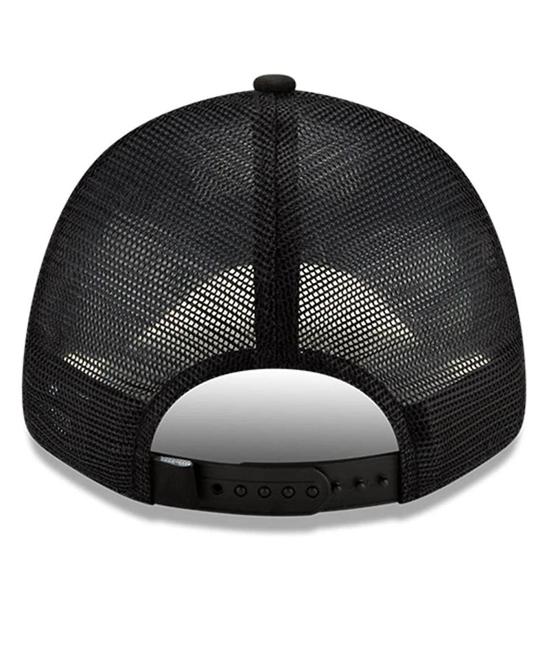 Men's New Era Black William Byron Raptor 9FORTY A-Frame Trucker Snapback Adjustable Hat