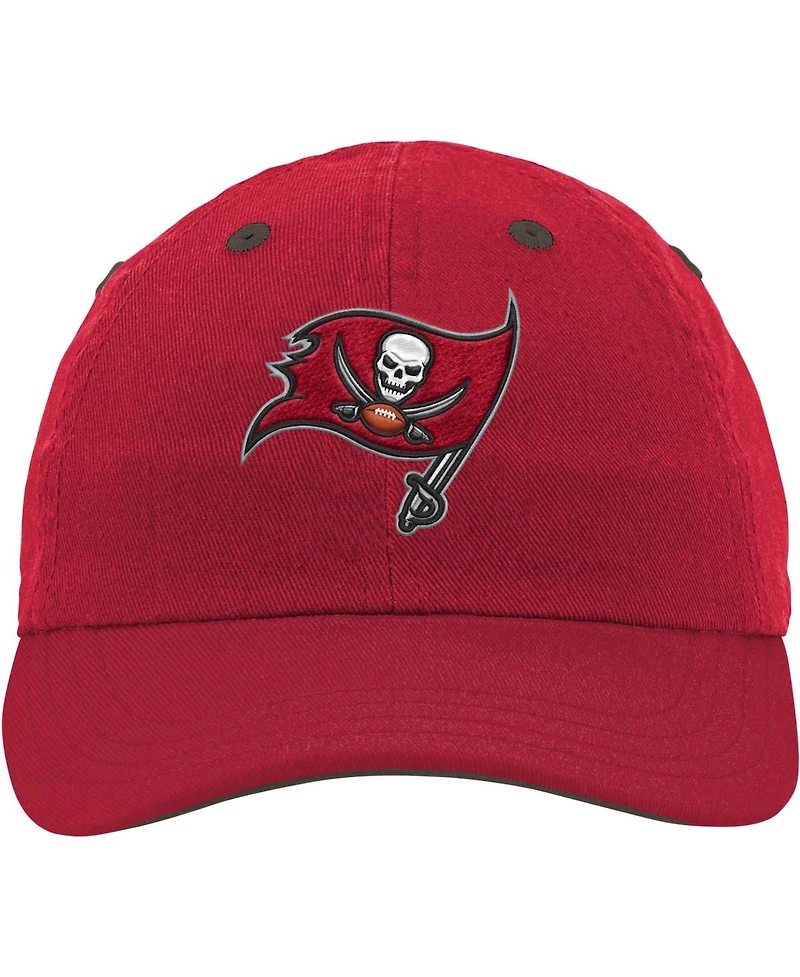 Boys and Girls Infant Red Tampa Bay Buccaneers Team Slouch Flex Hat