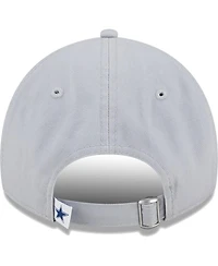 Big Boys and Girls New Era Gray Dallas Cowboys Main Core Classic 2.0 9TWENTY Adjustable Hat
