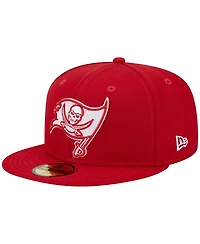 Men's New Era Scarlet Tampa Bay Buccaneers Super Bowl Xxxvii Main Patch 59FIFTY Fitted Hat