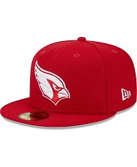 Men's New Era Scarlet Arizona Cardinals 2006 Inaugural Season Main Patch 59FIFTY Fitted Hat