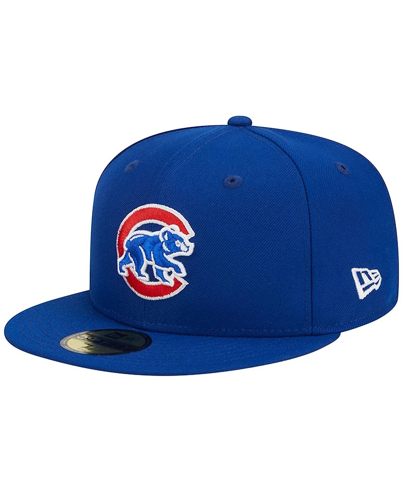 Men's New Era Royal Chicago Cubs Alternate Logo 2016 World Series Team Color 59FIFTY Fitted Hat