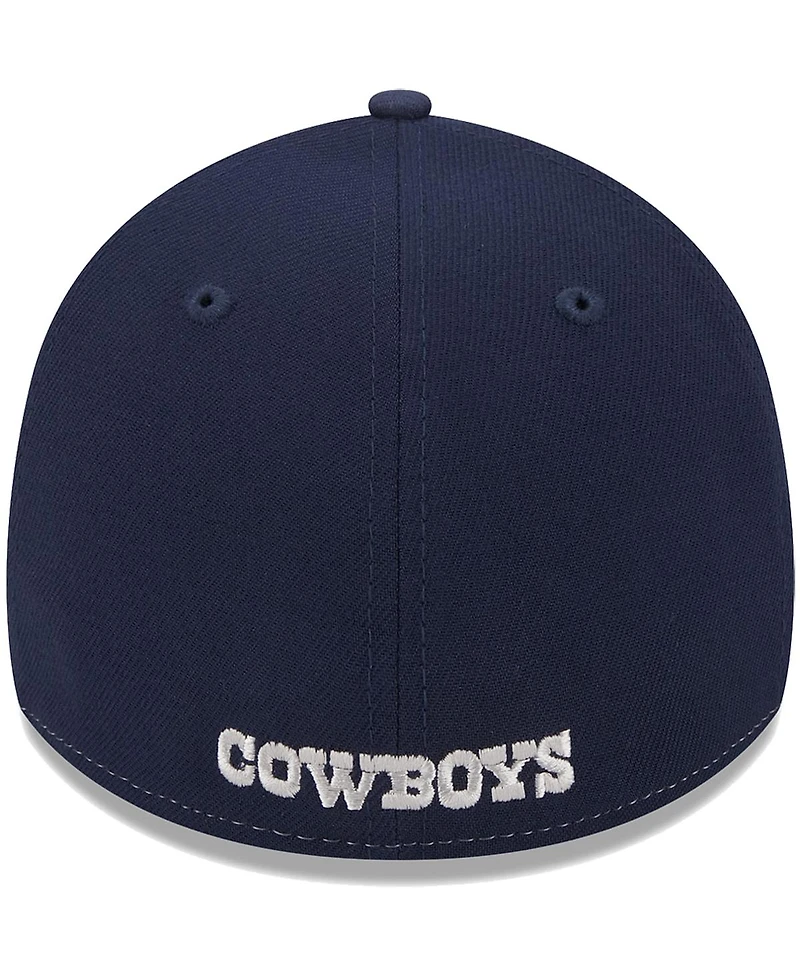 Men's New Era Gray Dallas Cowboys Main 39THIRTY Flex Hat