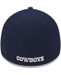 Men's New Era Gray Dallas Cowboys Main 39THIRTY Flex Hat