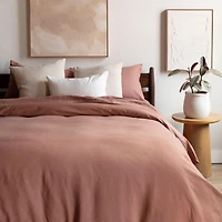 French Linen and Cotton Duvet & Sham Set - King/Cal King