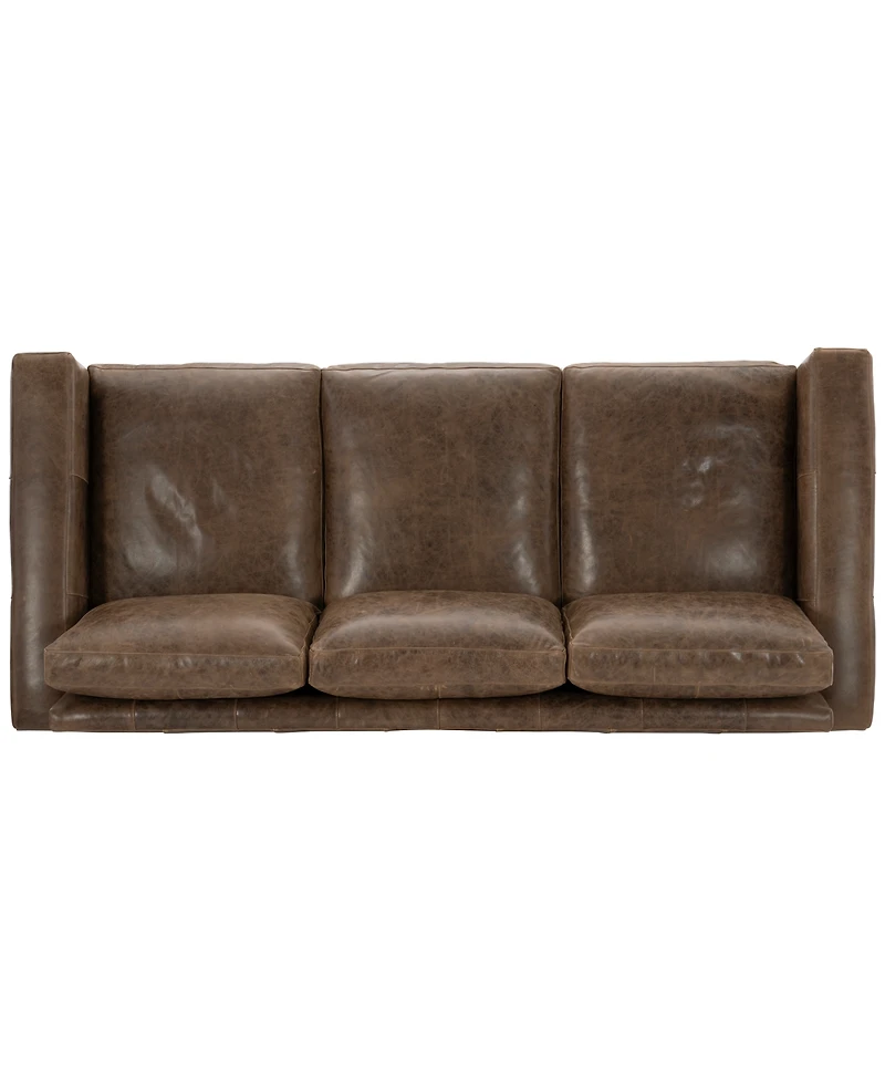 Dawkins 94" Leather Sofa, Created for Macy's