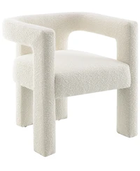 Abbyson Living Mandy 28" Boucle Fabric Dining Chair