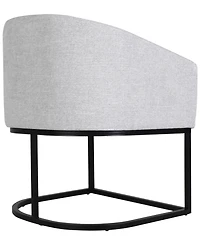 Abbyson Living Jace 29.9" Polyester Upholstered Dining Chair