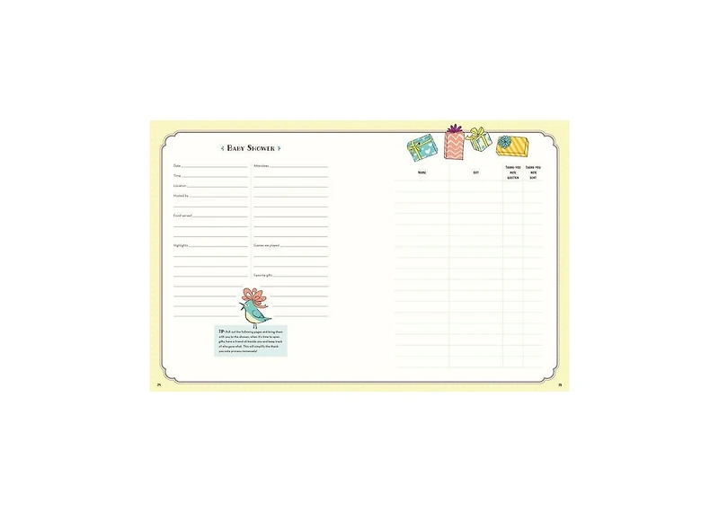The Baby Keepsake Book and Planner by Mindy Weiss
