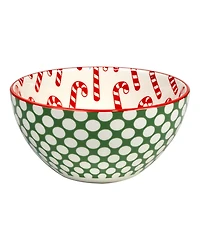 Certified International Winter Medley 30 oz All Purpose Bowls Set of 6, Service for 6