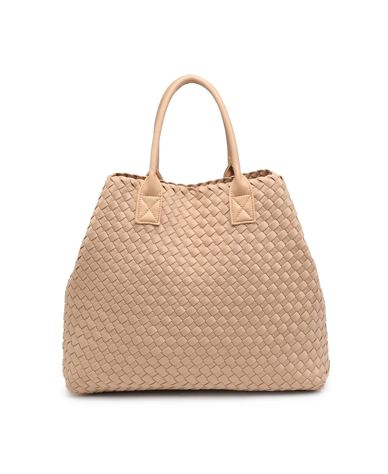 Urban Expressions Ithaca Woven Neo-Prene Tote Bag