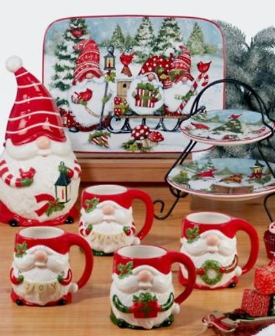 Certified International Christmas Gnomes Dinnerware Collection