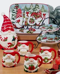 Certified International Christmas Gnomes Dinnerware Collection