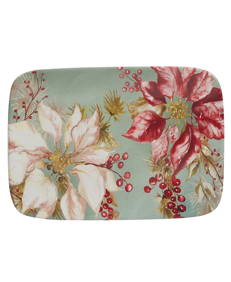 Certified International Winters Joy 14'' Rectangular Platter