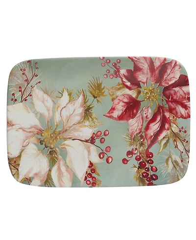 Certified International Winters Joy 14'' Rectangular Platter