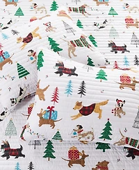 Levtex Jingle Paws Reversible 3-Pc. Quilt Set, Full/Queen