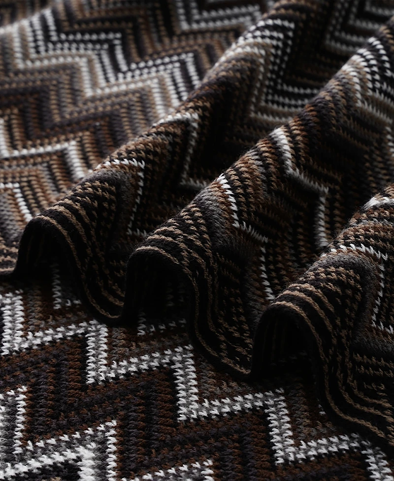 Battilo Lifestyle Colorful Chevron Bohemian Knit Throw, 51" x 80"
