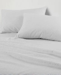 Sunham Microfiber Easy Care Printed 4-Pc. Sheet Set