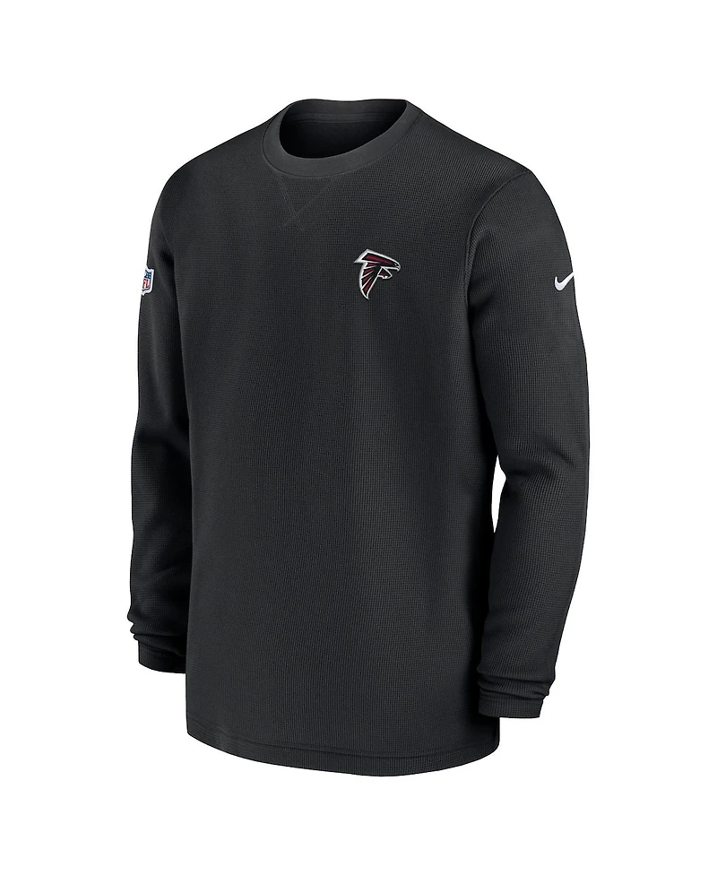 Men's Nike Black Atlanta Falcons 2023 Sideline Long Sleeve Performance T-shirt