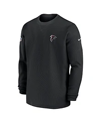 Men's Nike Black Atlanta Falcons 2023 Sideline Long Sleeve Performance T-shirt