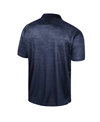Men's Colosseum Navy Virginia Cavaliers Honeycomb Raglan Polo Shirt