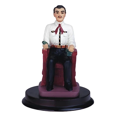 Fc Design 5"H Jesus Malverde Statue Angel of The Poor Sinaloa Religious Figurine Holy Figurine Religious Decoration Home Decor Perfect Gift for House
