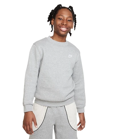 Nike Big Kids Sportswear Club Fleece Classic-Fit Sweatshirt