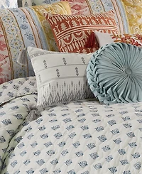 Levtex Tamiya Tassel Embroidered Decorative Pillow, 12" x 24"