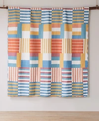 Levtex Sol Stripe Reversible 3-Pc. Quilt Set, Full/Queen