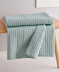 Levtex Cross Stitch Reversible Quilted Throw, 50" x 60"