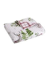 Levtex Sleigh Bells Quilted Throw, 50" x 60"