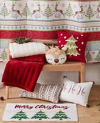 Levtex Comet & Cupid Reindeer Shaped Decorative Pillow, 14" x 18"