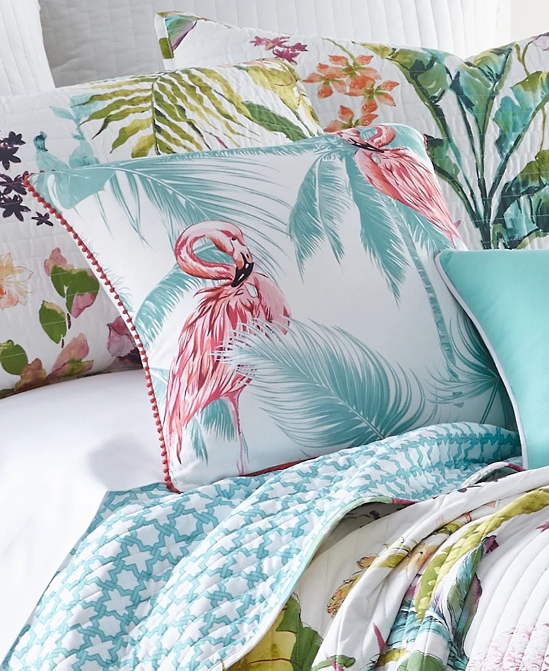 Levtex Malana Flamingo Decorative Pillow, 14" x 18"