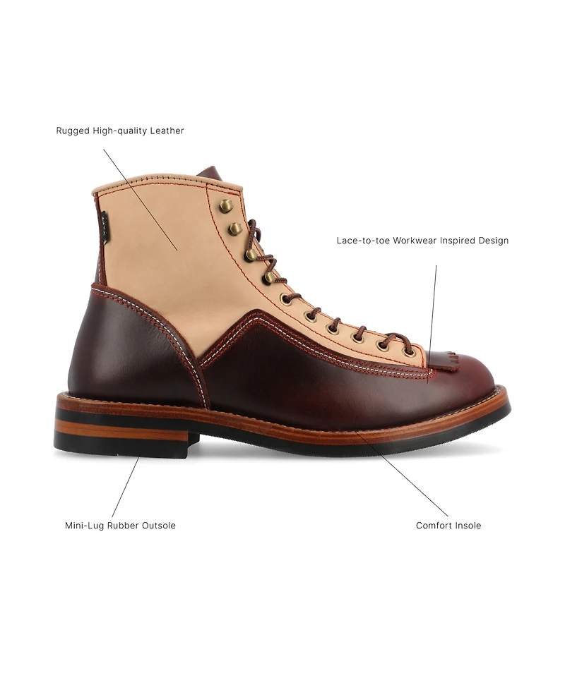 Taft 365 Men's Model 007 Rugged Lace-Up Boots