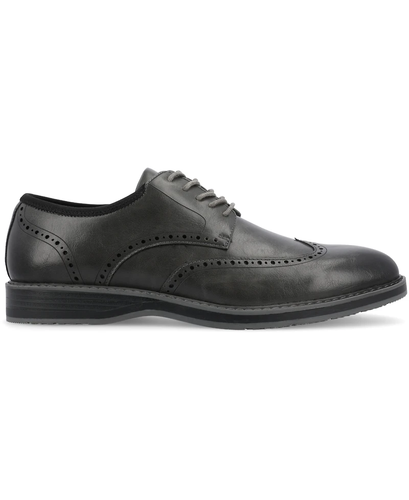 Vance Co. Men's Ozzy Wingtip Tru Comfort Foam Hybrid Dress Shoes
