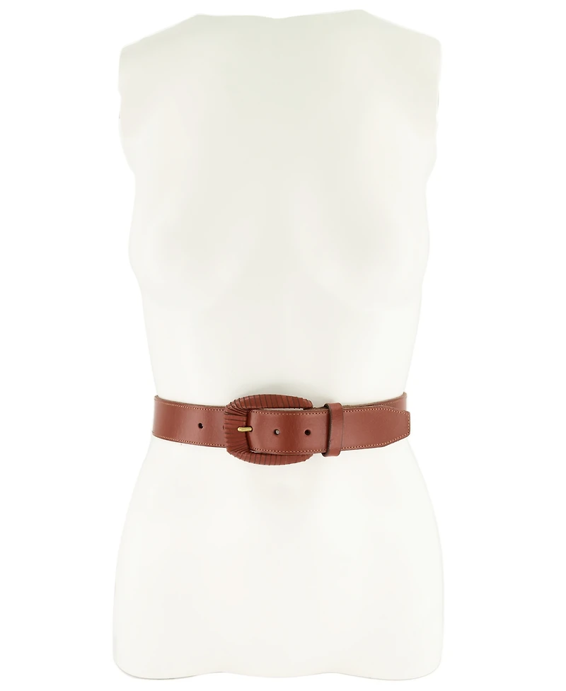 Frye Women's 35mm Wrapped Buckle Leather Belt