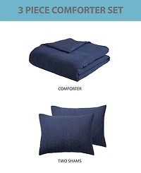 Riverbrook Home Shay 3 Piece Comforter Set, Queen