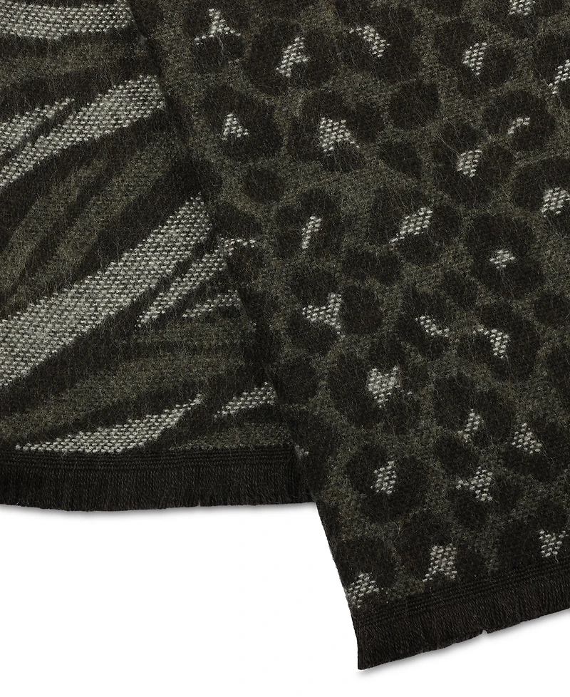 Michael Michael Kors Women's Animal-Print Jacquard Scarf
