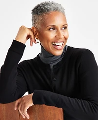 Style & Co Petite Crewneck Cardigan, Macy's Exclusive