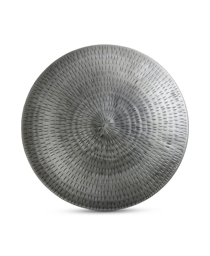 Arthur 19" Iron Round Antique-Like Zinc Accent Table