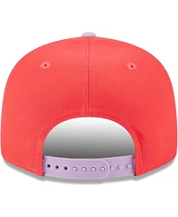 Men's New Era Red, Purple Detroit Tigers Spring Basic Two-Tone 9FIFTY Snapback Hat