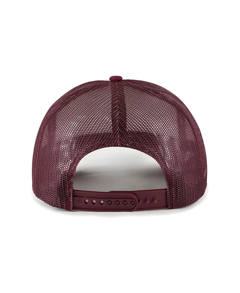 Men's '47 Brand White, Maroon Texas A&M Aggies Article Foam Front Trucker Hat