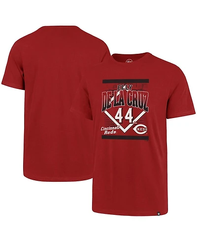 Men's '47 Brand Elly De La Cruz Red Cincinnati Reds Graphic T-shirt