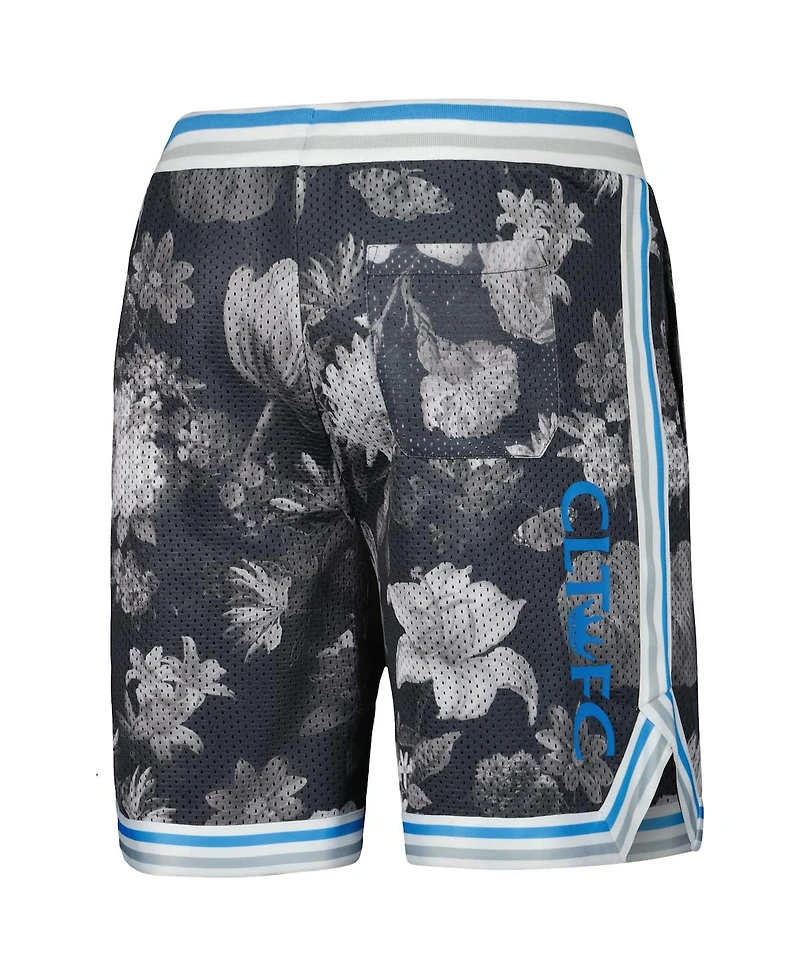Men's The Wild Collective Charcoal Charlotte Fc Mesh Printed Shorts