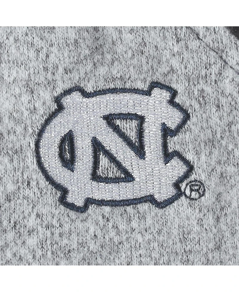 Women's ZooZatz Navy, Gray North Carolina Tar Heels Colorblock Cozy Tri-Blend Lounge Pants