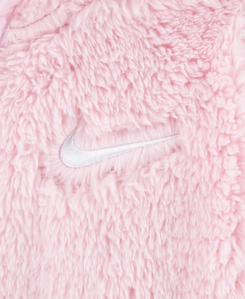 Nike Baby Boys and Girls Hooded Sherpa Coverall